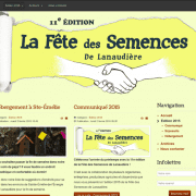 Site web de la 11e édition de la Fête des Semences de Lanaudière.