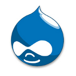 Logo de Drupal.