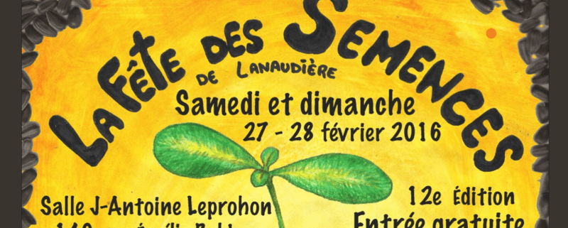 Site web de la 12e édition de la Fête des Semences de Lanaudière